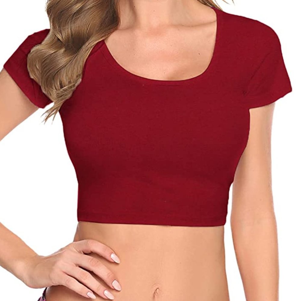Short Sleeve Crop Top